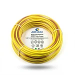 Single Core Stranded Electrical Wire CU/PVC 4mm 450/750V Yellow | Jeddah Cables Company