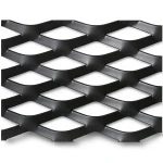Hot Rolled Black Steel Expanded Metal Mesh Thickness 2.7 mm Width 1.22 m Length 5 m