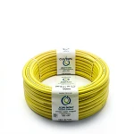 Single Core Stranded Electrical Cable CU/PVC 50mm, 450/750V, Yellow | Jeddah Cables Company