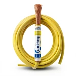 Single Core Stranded Electric Wire CU/PVC 35mm2, 450/750V, Yellow | Jeddah Cables Company