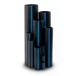 Sappco HDPE Pipes PE 100 Pressure 16 Bar Outside Diameter 63 mm Thickness 5.8 mm Black Color | SAPPCO