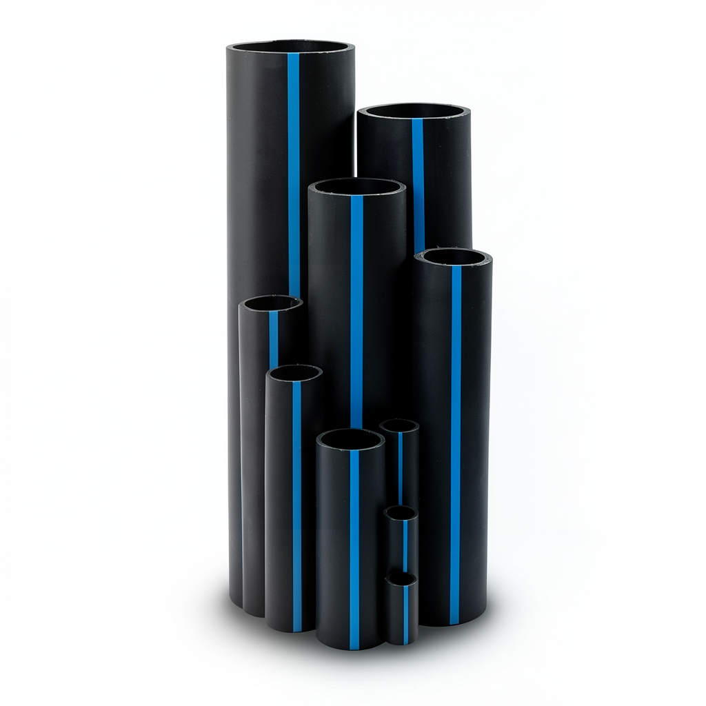 Sappco HDPE Pipes PE 100 Pressure 16 Bar Outside Diameter 63 mm Thickness 5.8 mm Black Color | SAPPCO