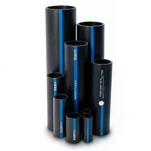 مواسير HDPE سابكو PE 100 ضغط 16 بار قطر خارجي 125 مم سمك 11.4 مم لون أسود | سابكو