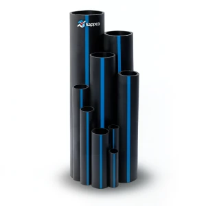 أنابيب HDPE سابكو PE 100 ضغط 16 بار قطر خارجي 180 مم سمك 16.4 مم لون اسود | سابكو