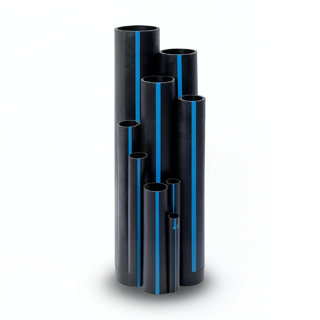مواسير HDPE سابكو PE 100 ضغط 16 بار قطر خارجي 225 مم سمك 20.5 مم لون اسود | سابكو