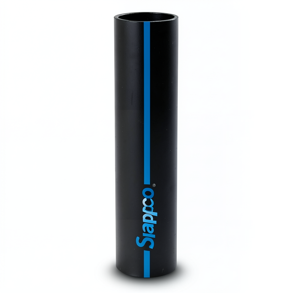 Sappco HDPE Pipes PE 100 Pressure 16 Bar Outside Diameter 280 mm Thickness 25.4 mm Black | SAPPCO