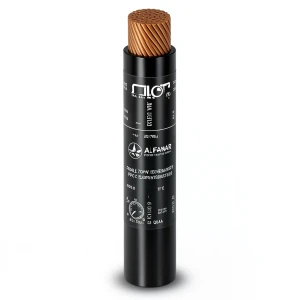 Flexible Copper Electric Wire 70mm2 450/750V Heat Resistant PVC Insulated, Black | Al Fanar