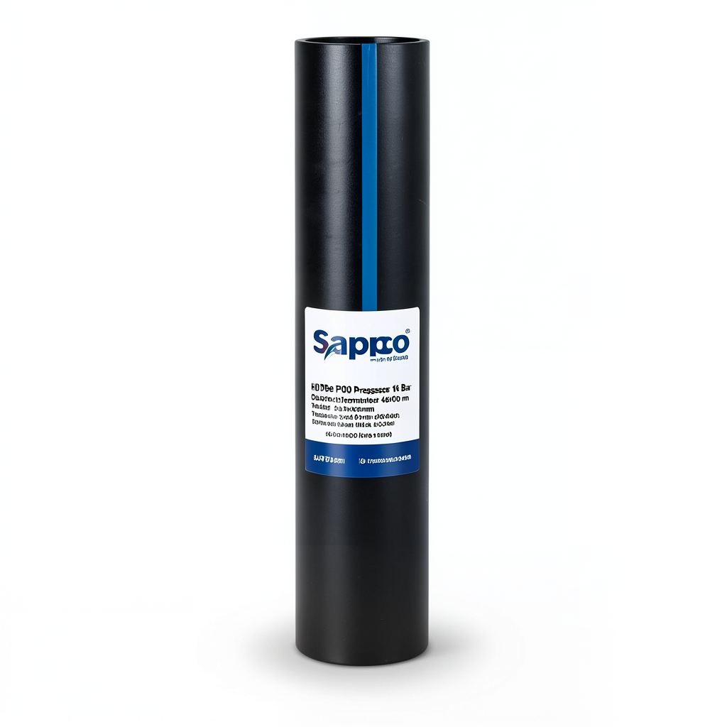 مواسير HDPE سابكو PE 100 ضغط 16 بار مقاس 400 مم سمك 36.3 مم لون اسود | سابكو