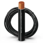 Copper Flexible Electric Wire 95mm, 450/750V, Heat Resistant PVC Insulated, Black | Al Fanar
