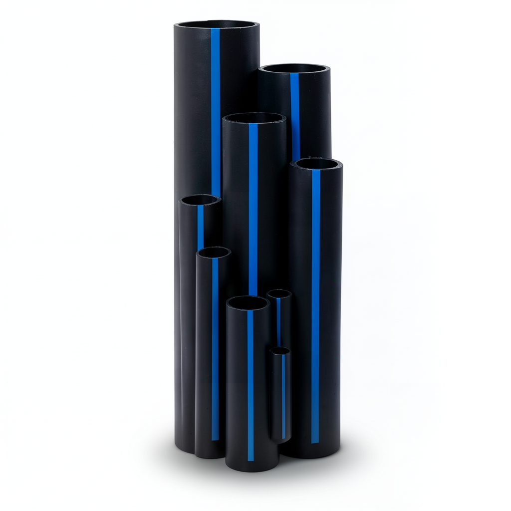 أنابيب HDPE سابكو PE 100 ضغط 16 بار قطر خارجي 500 مم سمك 45.4 مم لون اسود | سابكو