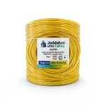 Single Core Stranded Electrical Wire CU/PVC 4mm 450/750V Yellow | Jeddah Cables Company