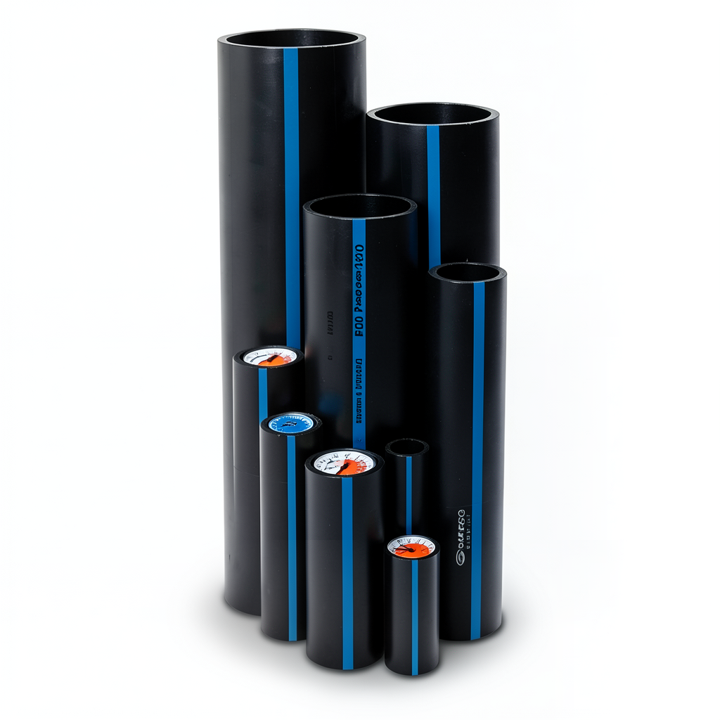 أنابيب HDPE PE 100 ضغط 16 بار قطر خارجي 40 مم سمك 3.7 مم لون أسود | سابكو