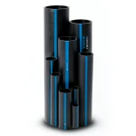 Sappco HDPE Pipes PE 100 Pressure 16 Bar Outside Diameter 63 mm Thickness 5.8 mm Black Color | SAPPCO