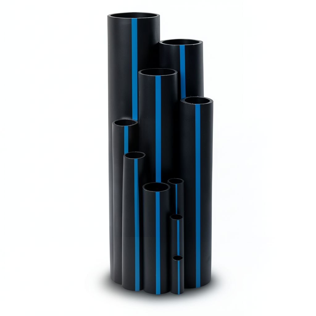 أنابيب HDPE سابكو PE 100 ضغط 16 بار قطر خارجي 75 مم سمك 6.8 مم لون اسود | سابكو