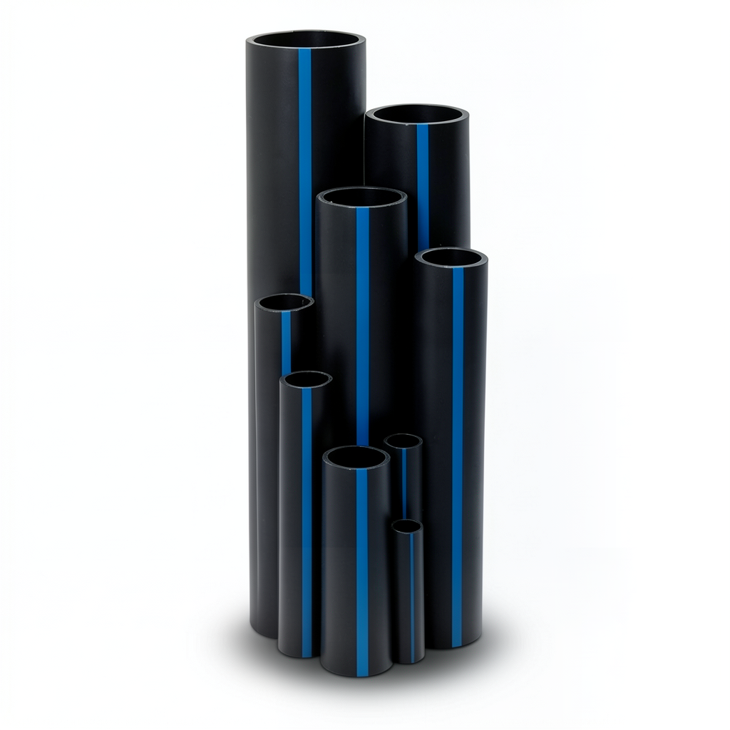 مواسير HDPE سابكو PE 100 ضغط 16 بار قطر خارجي 90 مم سمك 8.2 مم لون اسود | سابكو