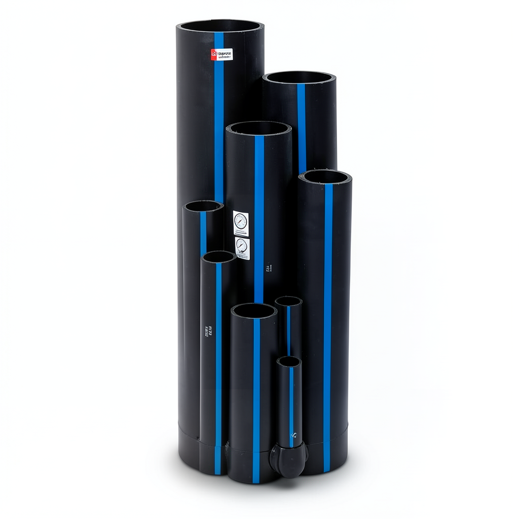 Sappco HDPE Pipes PE 100 Pressure 16 Bar Outside Diameter 110 mm Thickness 10 mm Black | SAPPCO