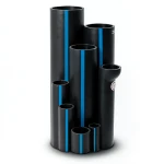 Sappco HDPE Pipes PE 100 Pressure 16 Bar Outside Diameter 160 mm Thickness 14.6 mm Black Color | SAPPCO