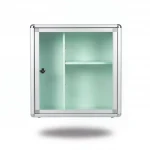 Wall-Mounted First Aid Cabinet with Glass Door