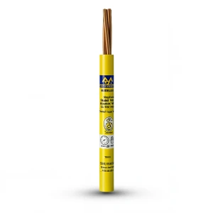 Single Core Stranded Electric Wire CU/PVC 70mm2 450/750V Yellow | Jeddah Cables Company