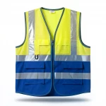 High-Visibility Safety Vest with Reflective Stripes