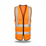 High-Visibility Safety Vest (Orange)