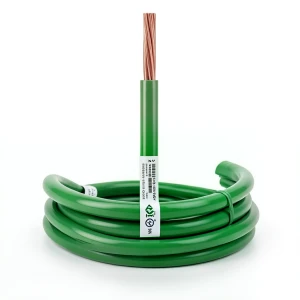 سلك 120mm2 نحاس مجدول CU/PVC، 450/750 فولت، لون أخضر | شركة كابلات جدة