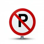 Round No Parking Traffic Sign (M-1613)