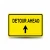 Detour Ahead Traffic Sign