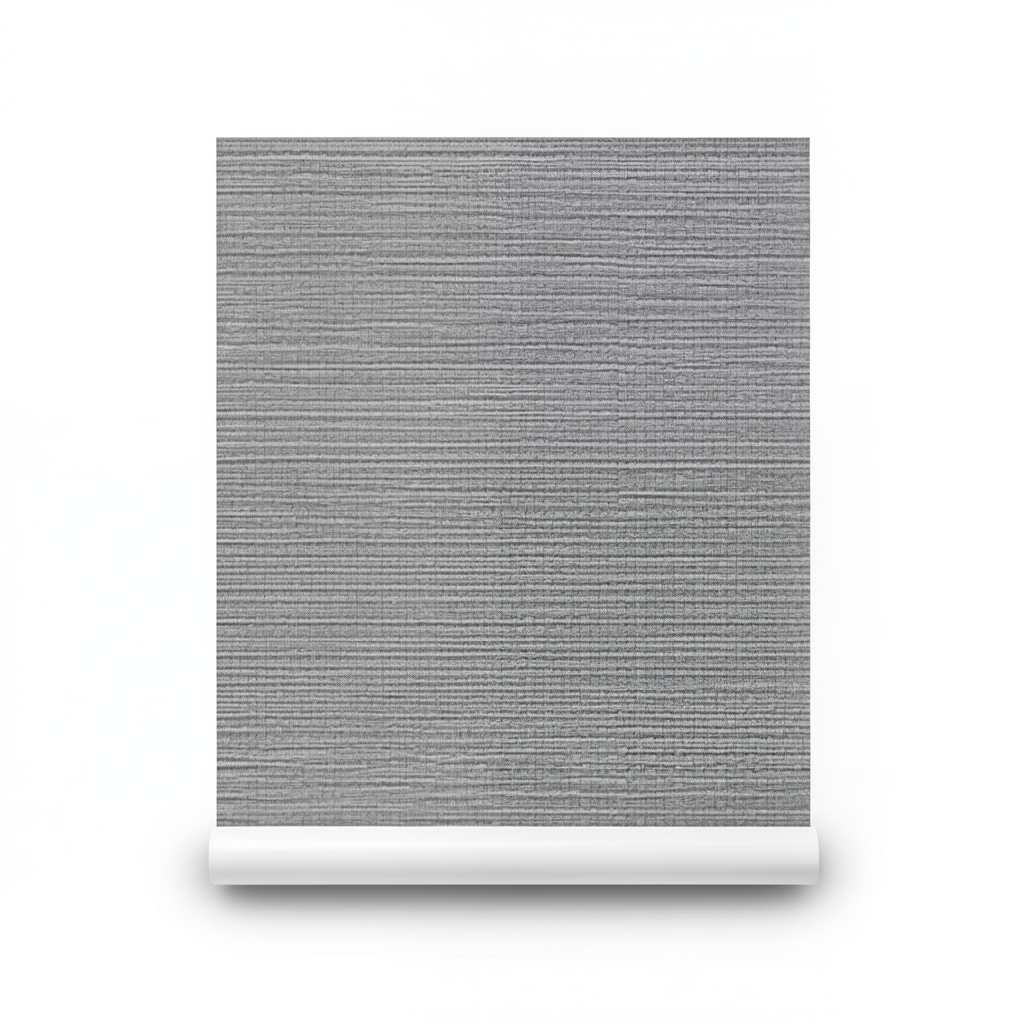 Patterned Wallpaper Gray Color 10m x 0.53m, Model 73535
