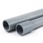 UPVC Pipes Nominal Pressure 17.2 Bar Size 6 inch Thickness 9.9 mm Gray
