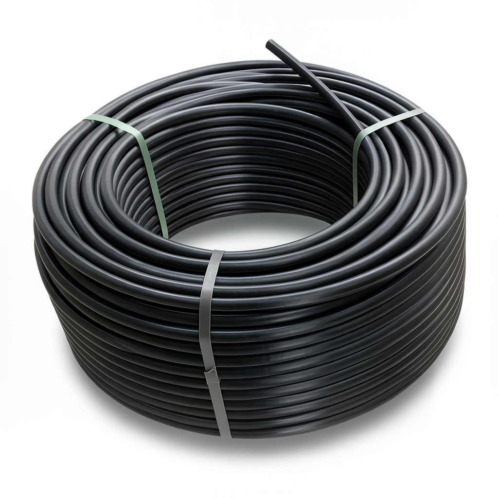 HDPE Plastic Coil Pipe PN 19.2 Bar PE 100 OD 75 mm SDR 7.4 Black