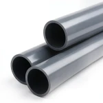 انابيب بلاستيك UPVC ضغط 15 بار مقاس 6 إنش سماكة 12.5 ملم لون رمادي غامق