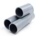 أنابيب بلاستيك UPVC كلاس 0 مقاس 1 1/2 إنش سمك 2.2 مم لون رمادي
