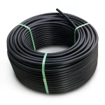 لفة أنابيب بلاستيك HDPE ضغط 19.2 بار [PE 100] قطر خارجي 140 مم SDR 7.4 لون أسود