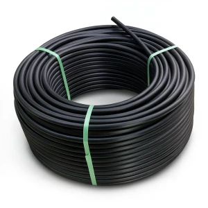 لفة أنابيب بلاستيك HDPE ضغط 19.2 بار [PE 100] قطر خارجي 140 مم SDR 7.4 لون أسود