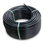 لفة أنابيب بلاستيك HDPE ضغط اسمي 19.2 بار PE 100 قطر خارجي 160 مم SDR 7.4 أسود