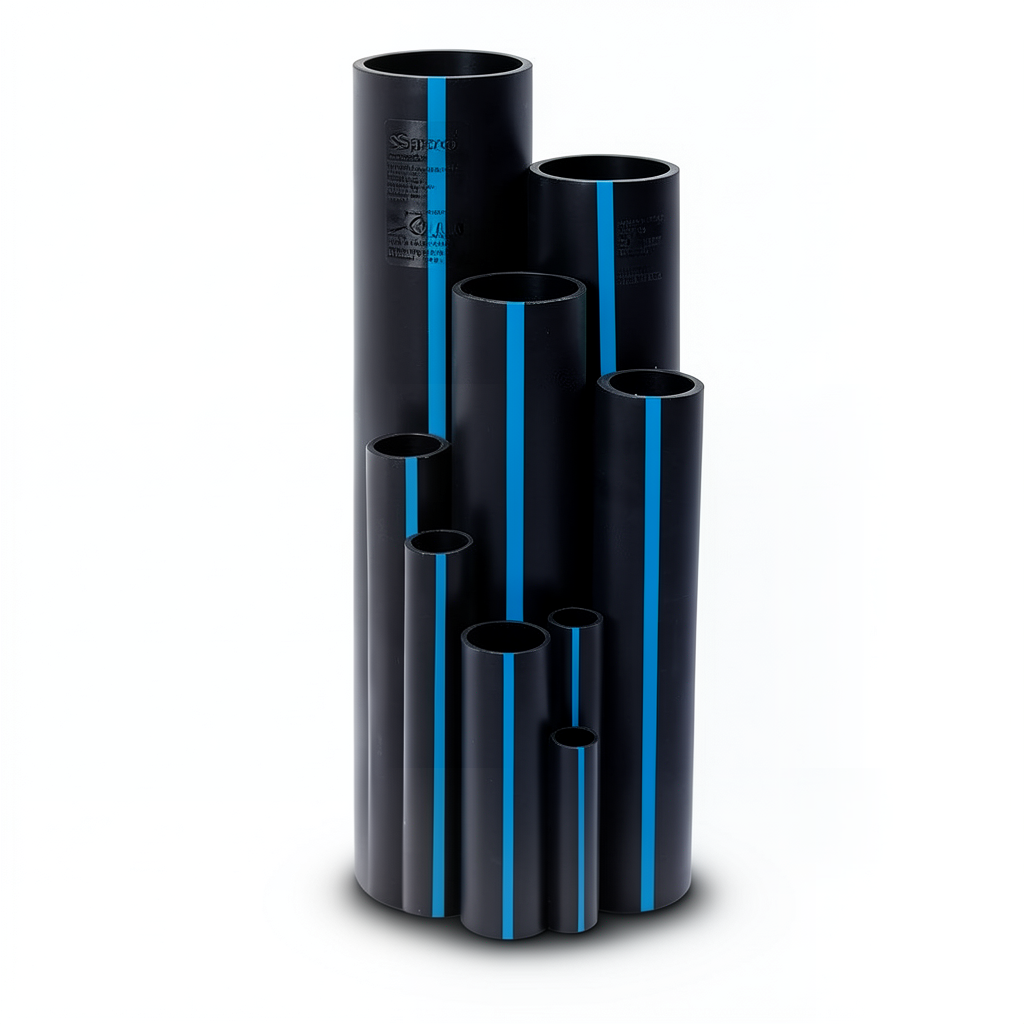 مواسير HDPE سابكو DR 21 ضغط 6.9 بار مقاس 90 مم سمك 4.3 مم لون اسود | سابكو