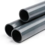 انابيب بلاستيك UPVC ضغط 15 بار مقاس 5 إنش سمك 10.4 ملم لون رمادي غامق