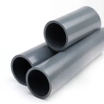 انابيب بلاستيك UPVC كلاس 6 مقاس 3/8 إنش سمك 2.8 مم لون رمادي غامق
