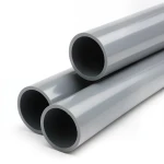 أنابيب بلاستيك UPVC كلاس 0 مقاس 2 1/2 إنش سمك 2.2 ملم لون رمادي
