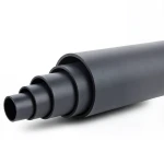 HDPE Polyethylene Pipe PN 9.9 Bar PE 100, 560 mm SDR 13.6, Black