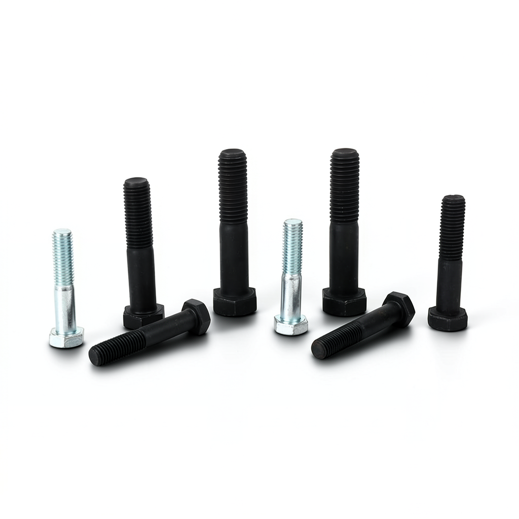 Grade 8.8 Partial Hex Socket Screws with Low Shank (Zinc/Black Oxide)