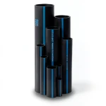 Sappco HDPE Pipe DR 21 PN 6.9 Bar Size 630 mm Thickness 30 mm Black | SAPPCO