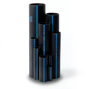 مواسير HDPE سابكو DR 21 ضغط 6.9 بار مقاس 630 مم سمك 30 مم لون اسود | سابكو
