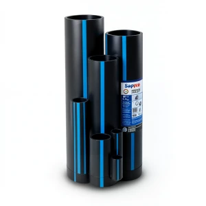 مواسير HDPE سابكو DR 17 ضغط 8.6 بار مقاس 90 مم سمك 5.3 مم لون اسود | سابكو