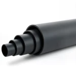 HDPE Polyethylene Pipe PN 9.9 Bar PE 100, 355 mm Diameter, SDR 13.6, Black