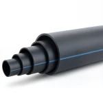 HDPE Pipe Nominal Pressure 12.5 Bar PE 100 Outside Diameter 250 mm SDR 11 Black