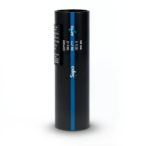 Sappco HDPE Pipe DR 17 PN 8.6 Bar Size 400 mm Thickness 23.5 mm Black | SAPPCO