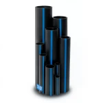 Sappco HDPE Pipes PE 100 Pressure 16 Bar Outside Diameter 500 mm Thickness 45.4 mm Black Color | SAPPCO