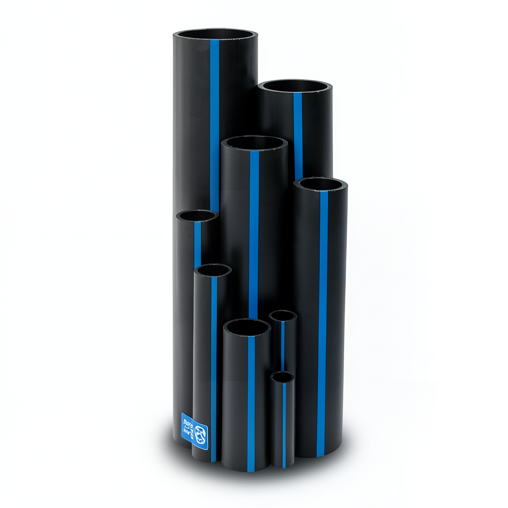 أنابيب HDPE سابكو PE 100 ضغط 16 بار قطر خارجي 500 مم سمك 45.4 مم لون اسود | سابكو